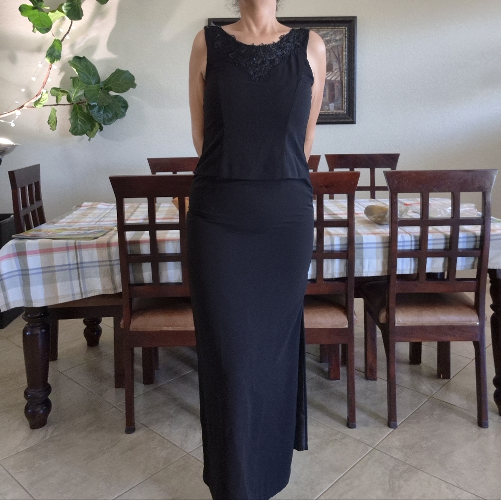 After Dark Embellished Top, Evening Gown - Picture 3 of 17